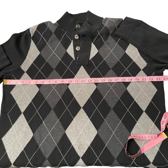 International Concepts Argyle Sweater Size XL - Picture 5 of 5